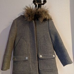 Zara kids grey wool jacket